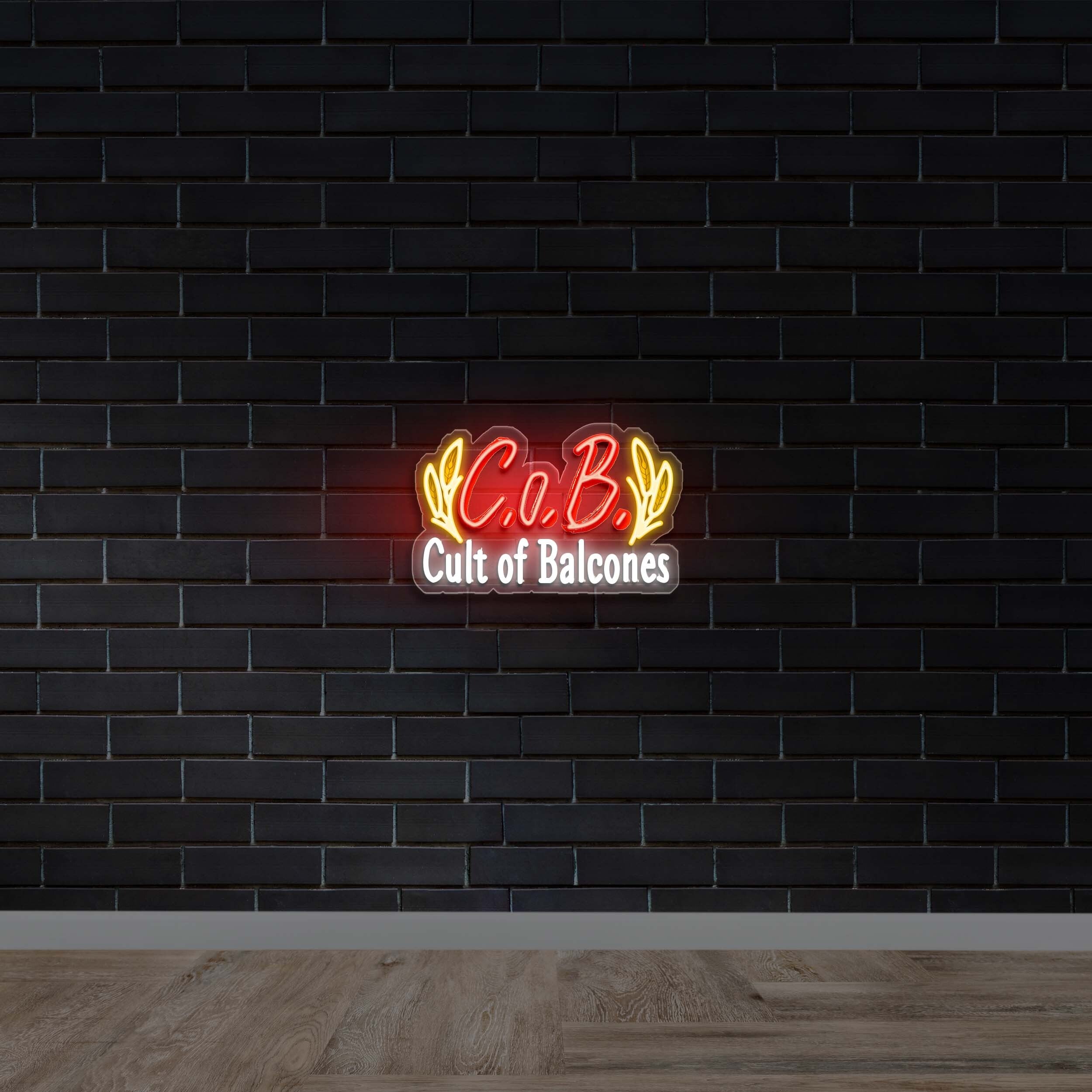 Cult of Balcones - Premium Neon Artwork