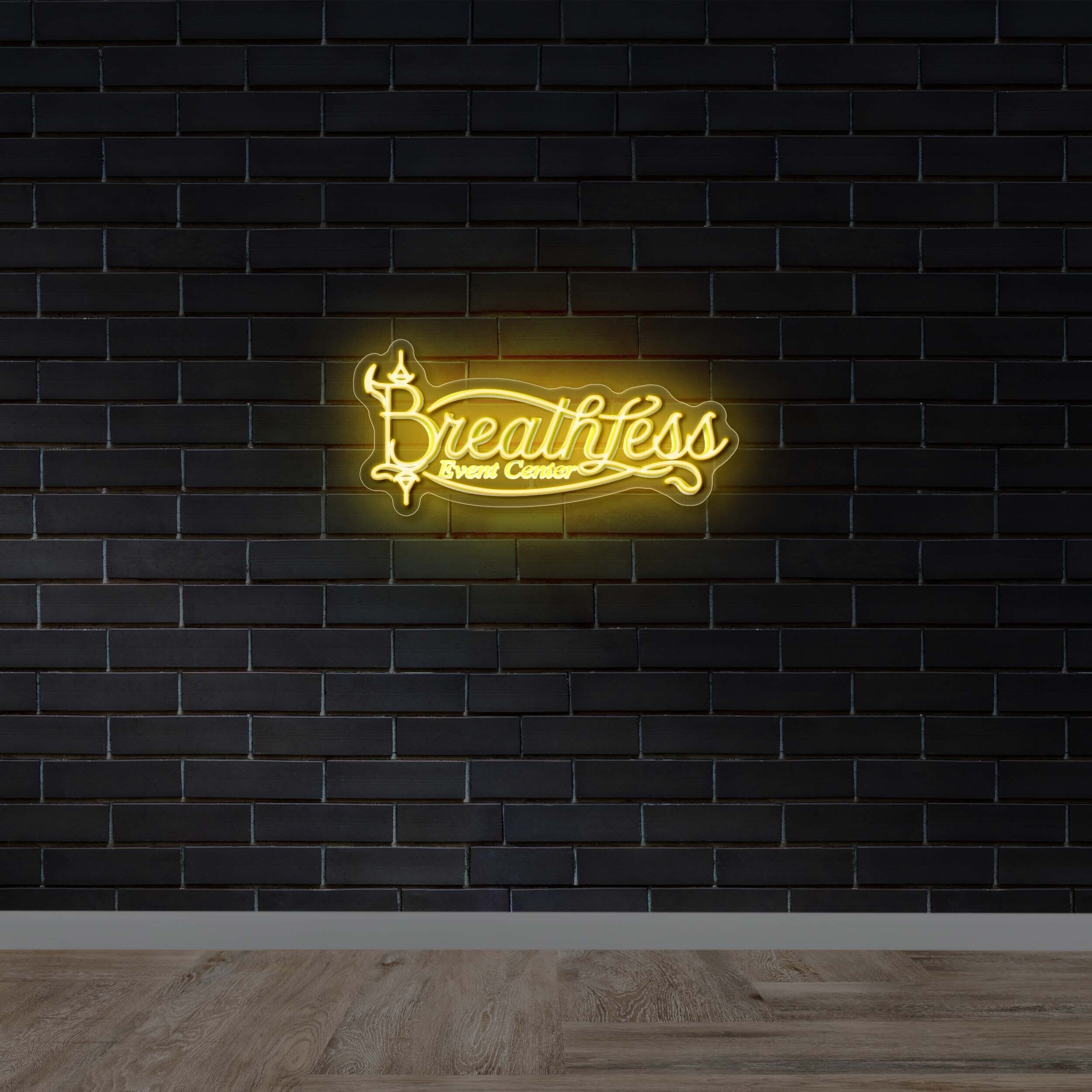 Breathless Event Center - Premium Neon Artwork
