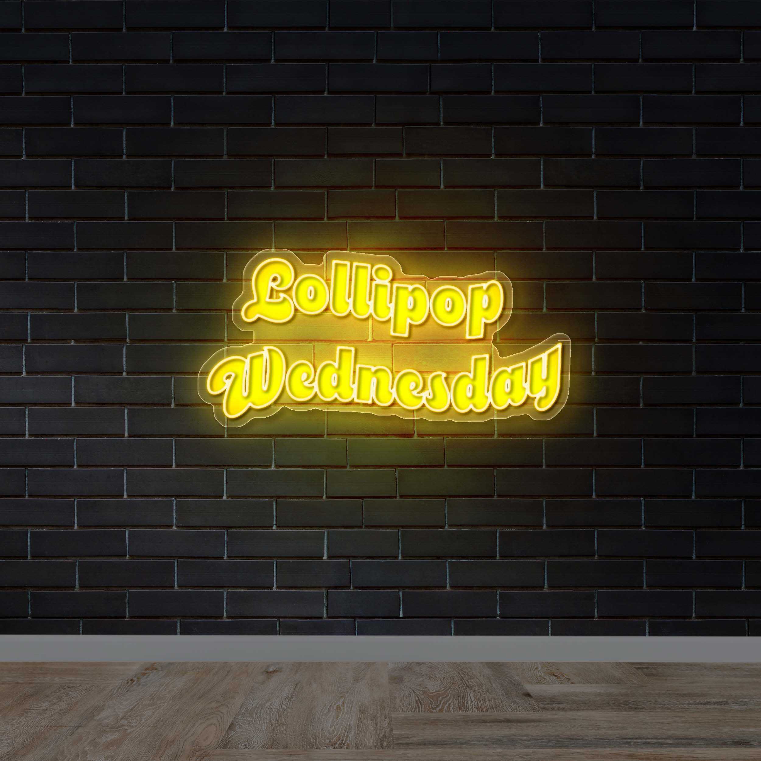 LOLLIPOP WEDNESDAY - Premium Neon Artwork