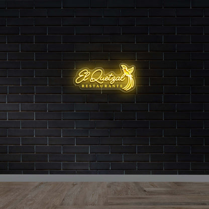 El Quetzal Restaurante - Premium Neon Artwork
