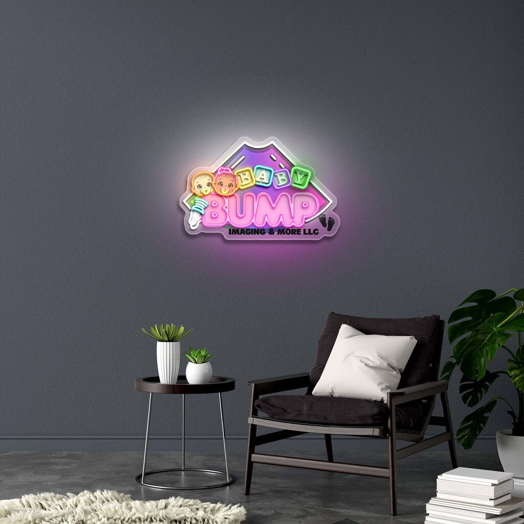 Baby Bump | 2nd version -  Premium Neon Artwork