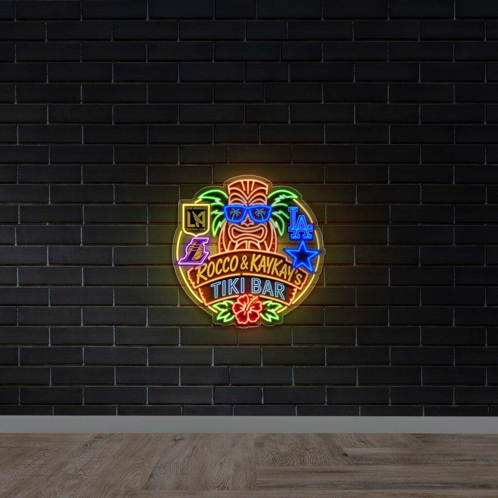 Rocco & Kaykay's Tiki Bar - Premium Neon Artwork