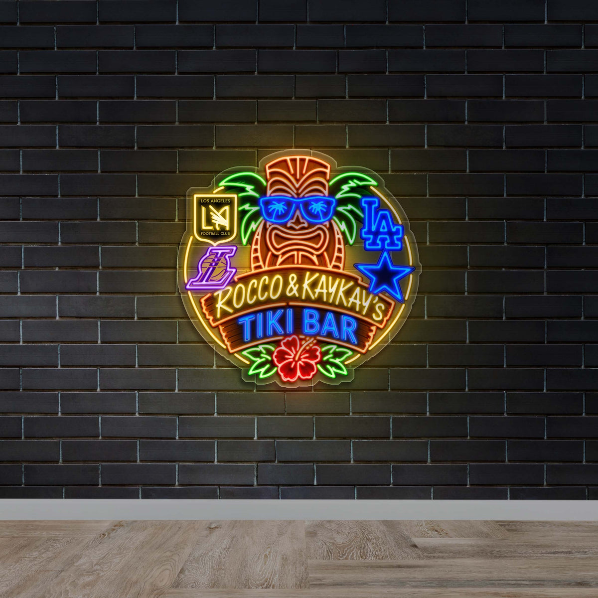 Rocco & Kaykay's Tiki Bar - Premium Neon Artwork