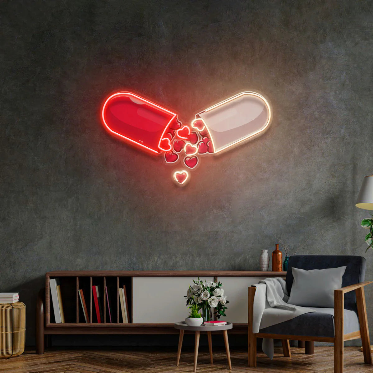 Love Capsule - Premium Neon Artwork