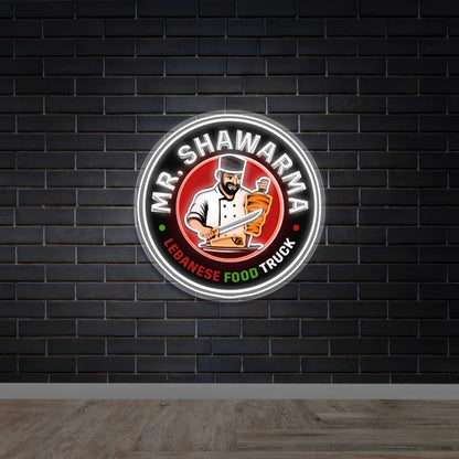 MR. SHAWARMA -  Premium Neon Artwork