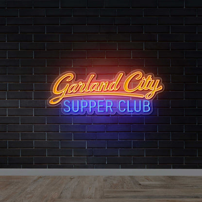 Garland City Supper Club - Premium Neon Artwork