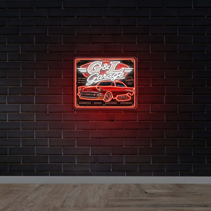 G&L Garage - Premium Neon Artwork