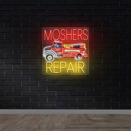 Moshers Repair - Premium Neon Artwork