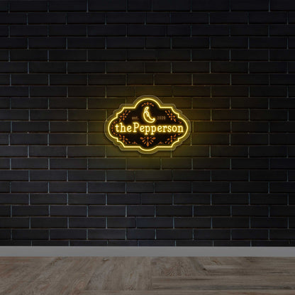 the Pepperson - Premium Neon Artwork