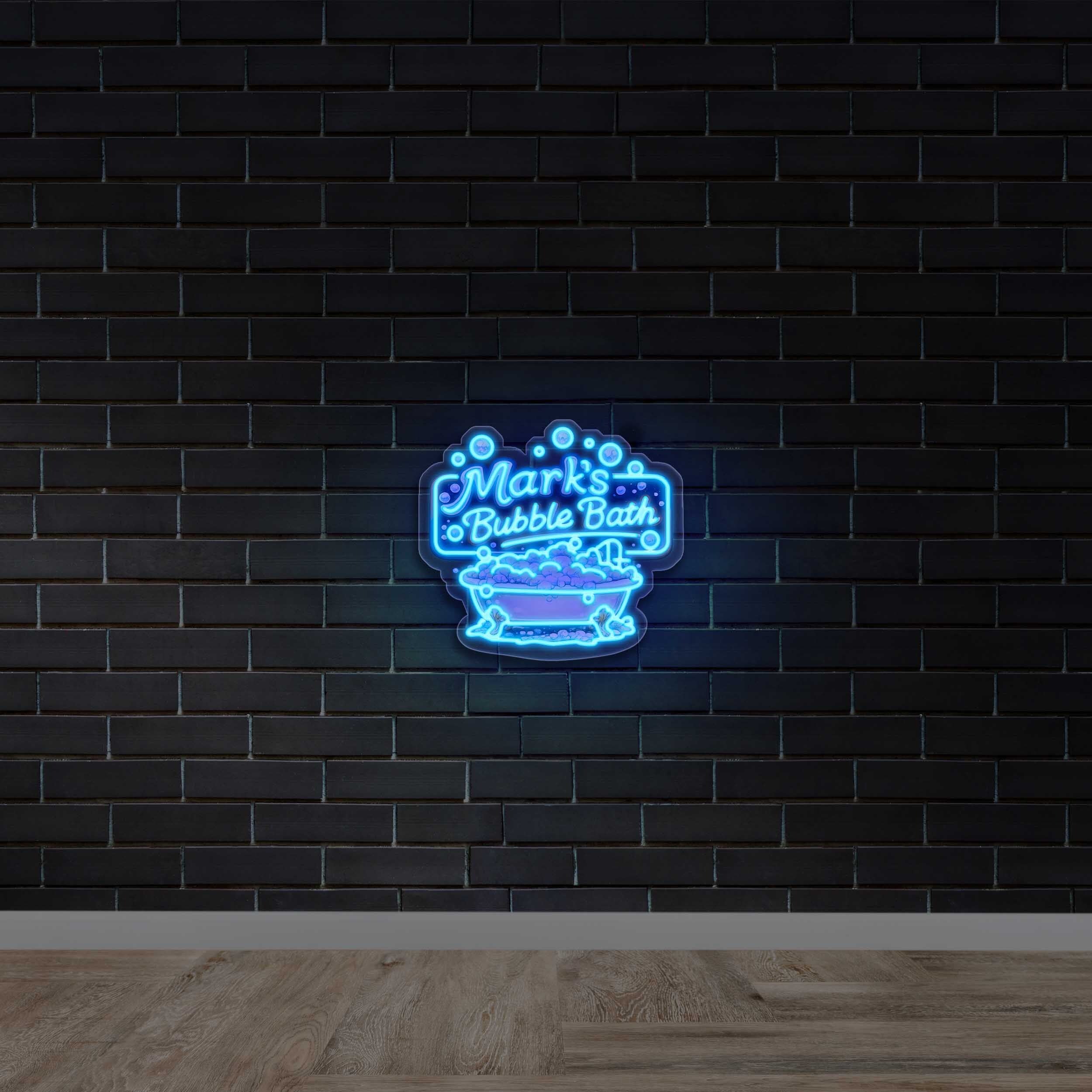 Mark's Bubble Math - Premium Neon Artwork