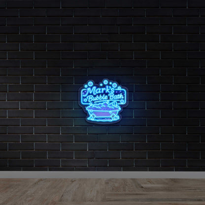 Mark's Bubble Math - Premium Neon Artwork