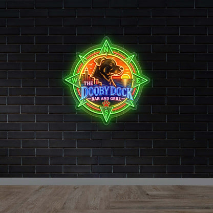 THE DOOBY DOCK BAR AND GRILL - Premium Neon Artwork