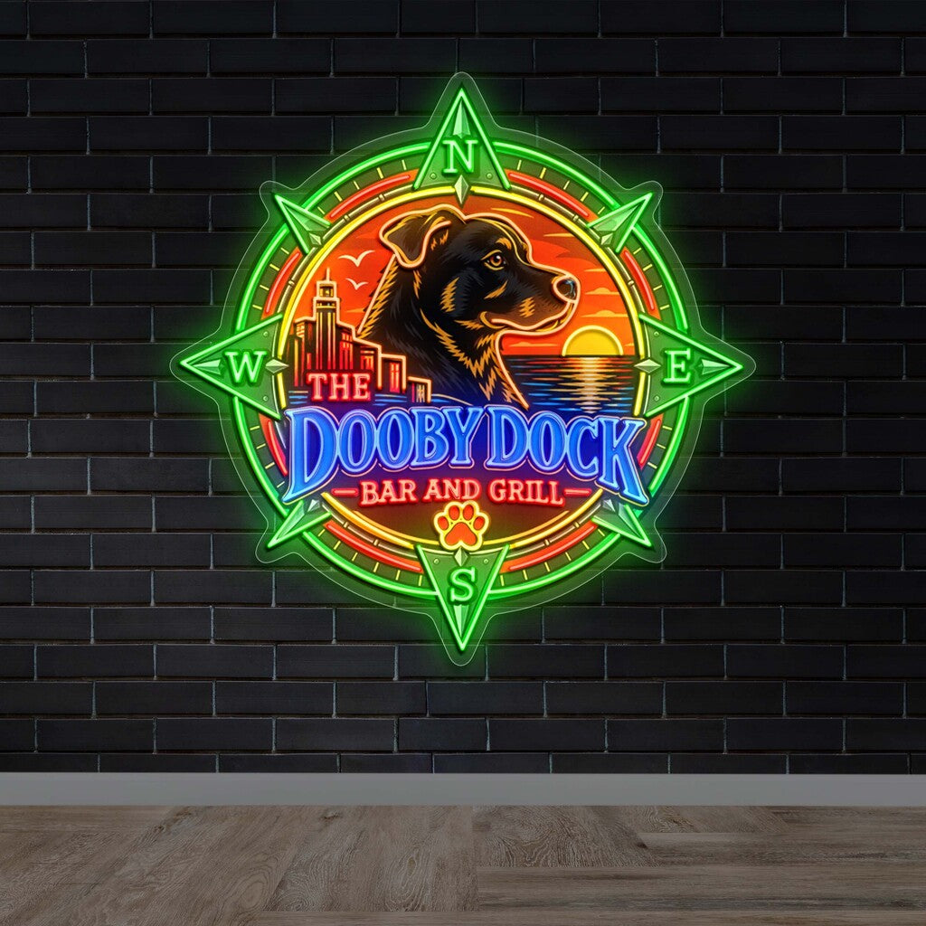 THE DOOBY DOCK BAR AND GRILL - Premium Neon Artwork