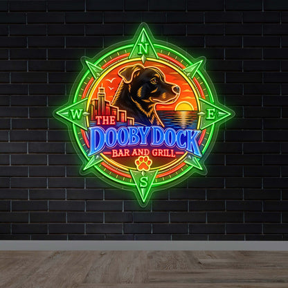 THE DOOBY DOCK BAR AND GRILL - Premium Neon Artwork