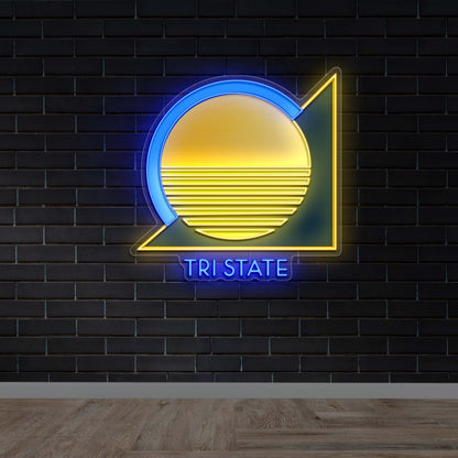 Tri State - Premium Neon Artwork