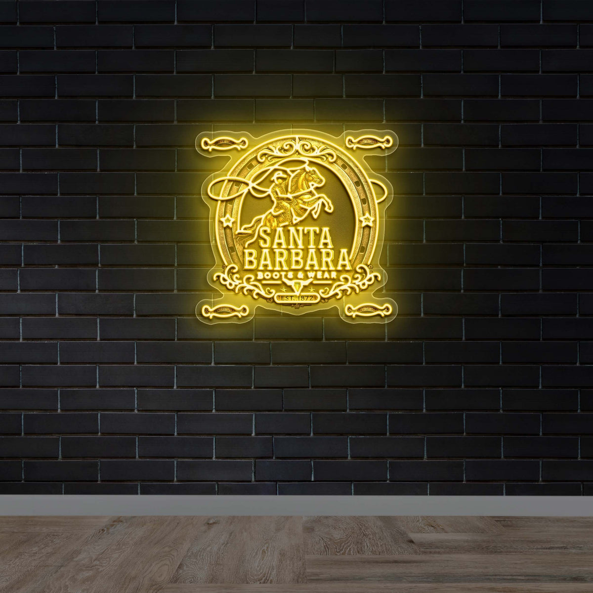 SANTA BARBARA - Premium Neon Artwork