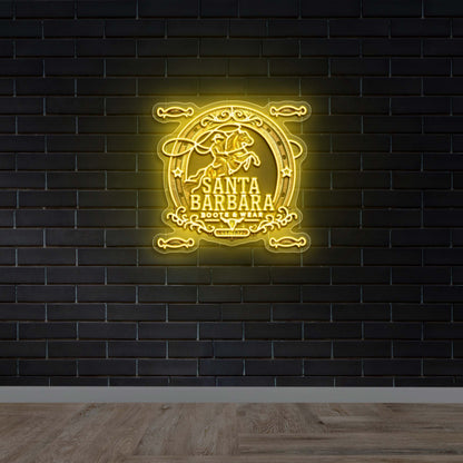 SANTA BARBARA - Premium Neon Artwork