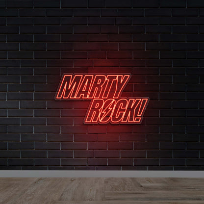 MARTY ROCK!- Premium Neon Artwork
