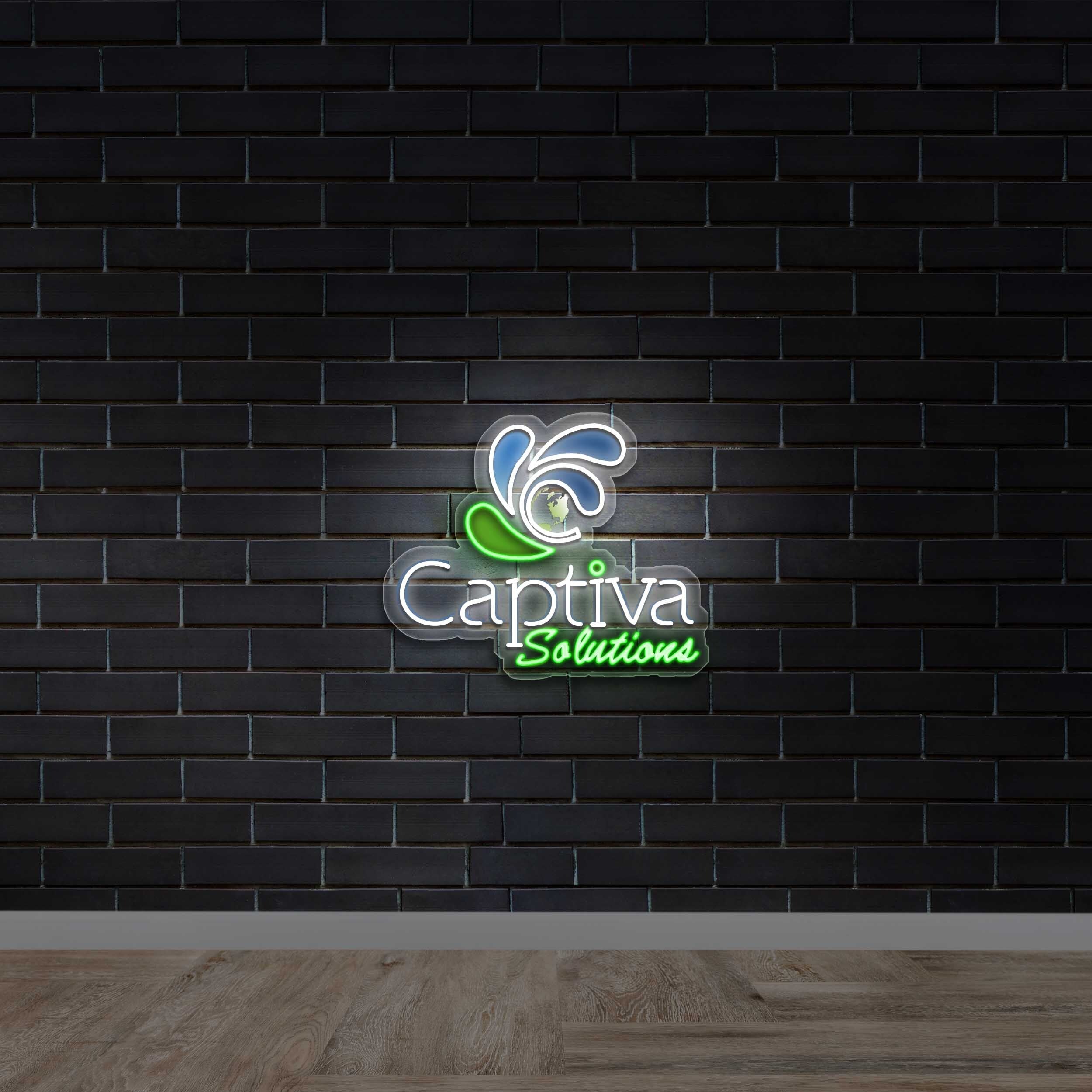 Captiva Solutions - Premium Neon Artwork