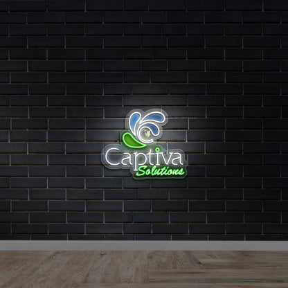 Captiva Solutions - Premium Neon Artwork