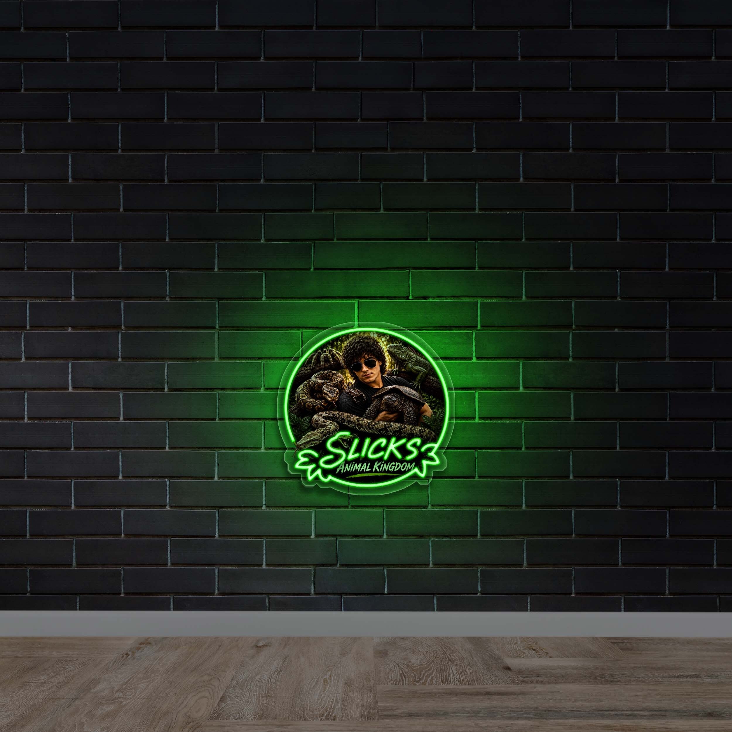Slicks Animal Kingdom - Premium Neon Artwork