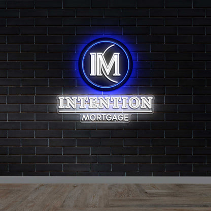 Intention Mortgage - Premium Neon Artwork