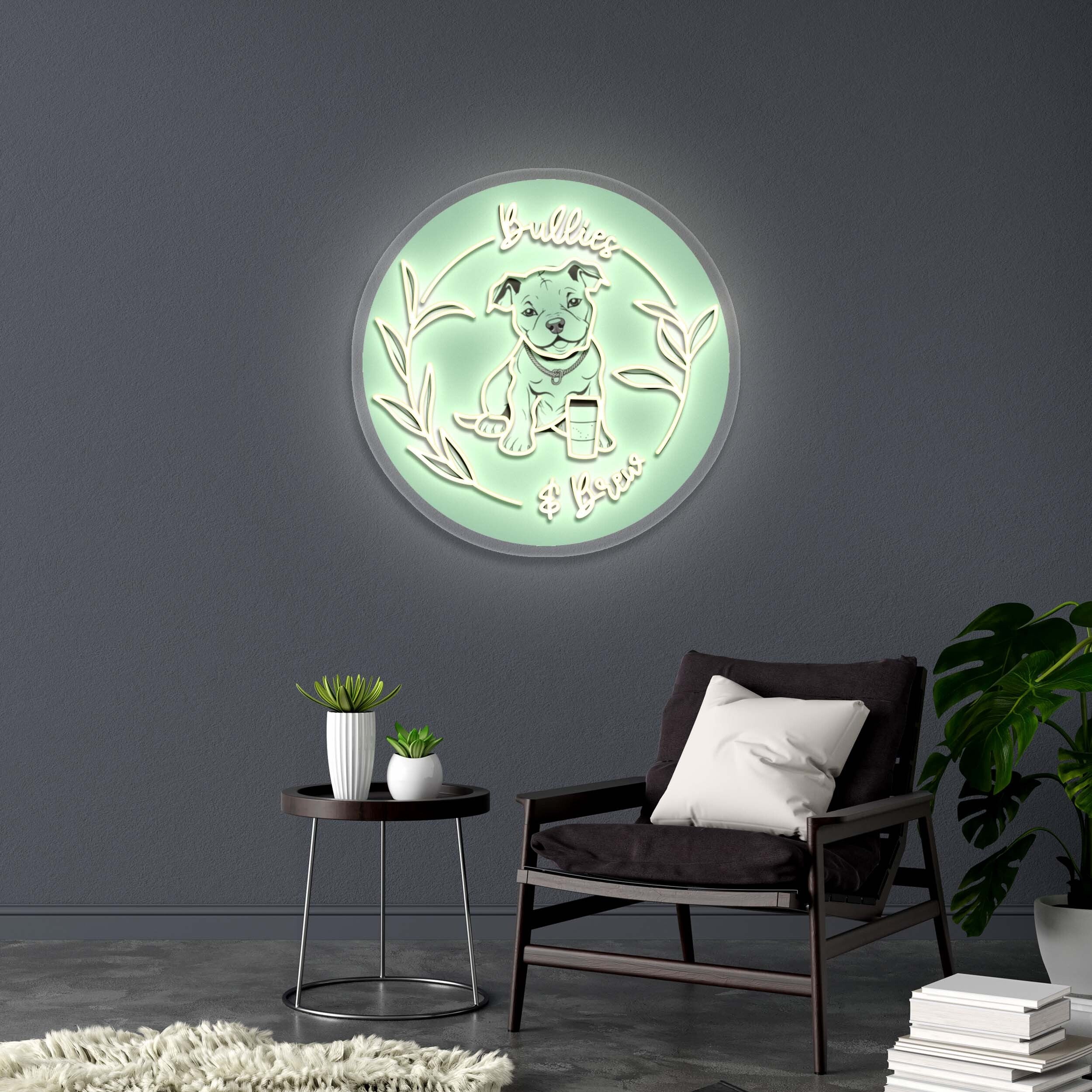 Bullies & Brew| 3rd Version - Premium Neon Artwork