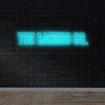 The Lashed Co. - Premium Neon Artwork