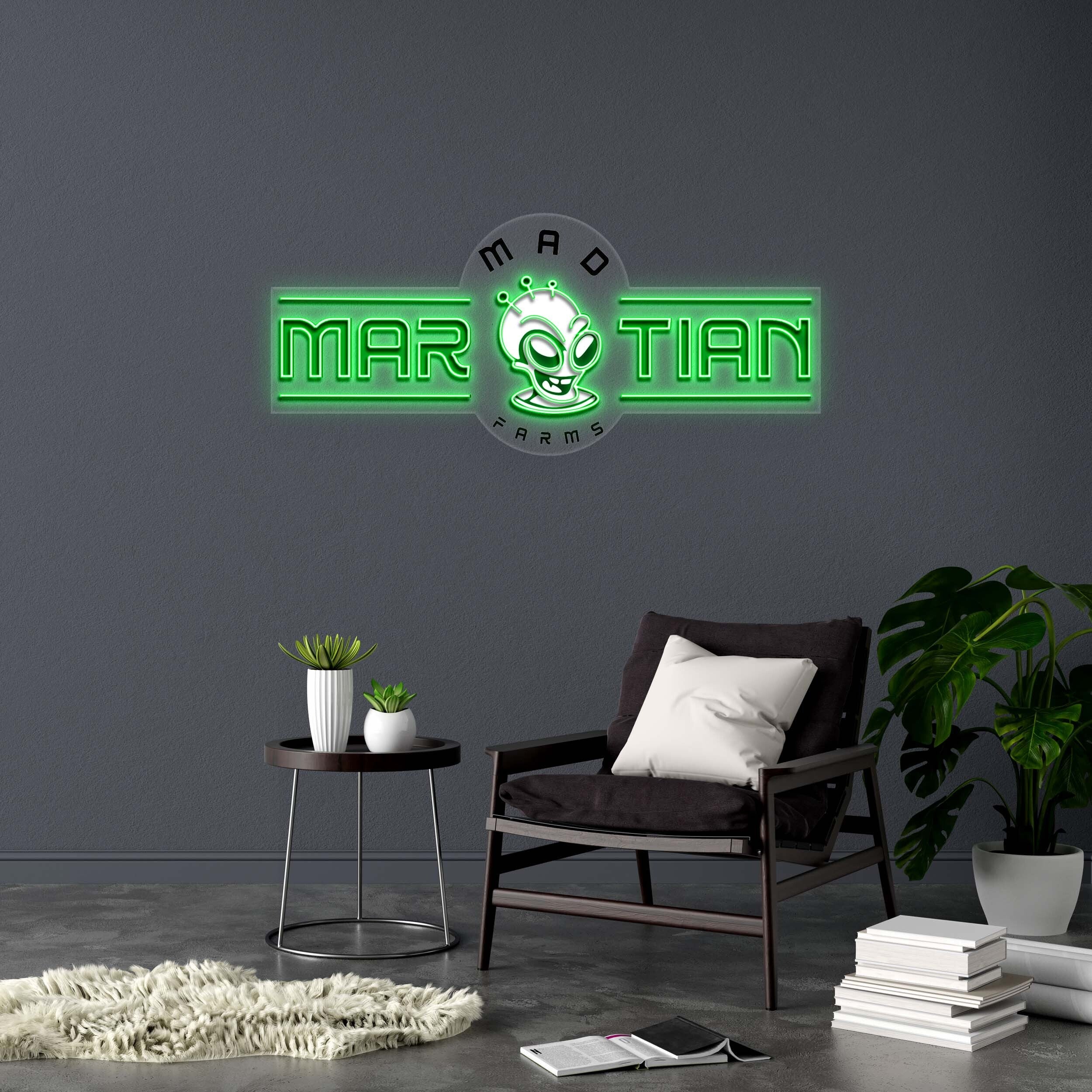 MAD MARTIAN | 2nd Version - Premium Neon Artwork