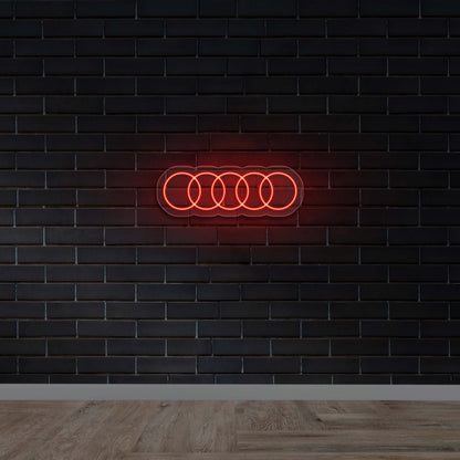 Audi logo - Premium Neon Artwork