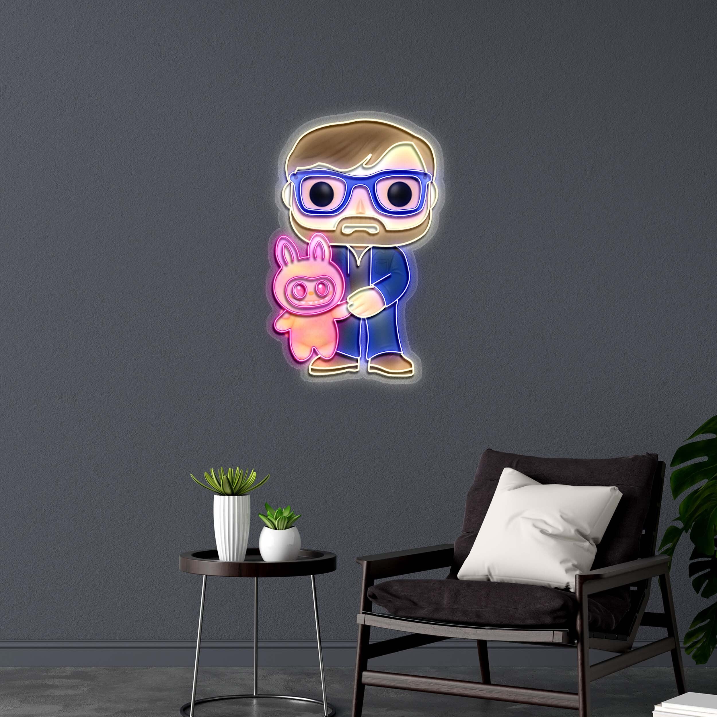Funko Pop | 2nd Version - Premium Neon Artwork