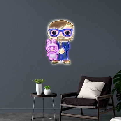 Funko Pop | 2nd Version - Premium Neon Artwork