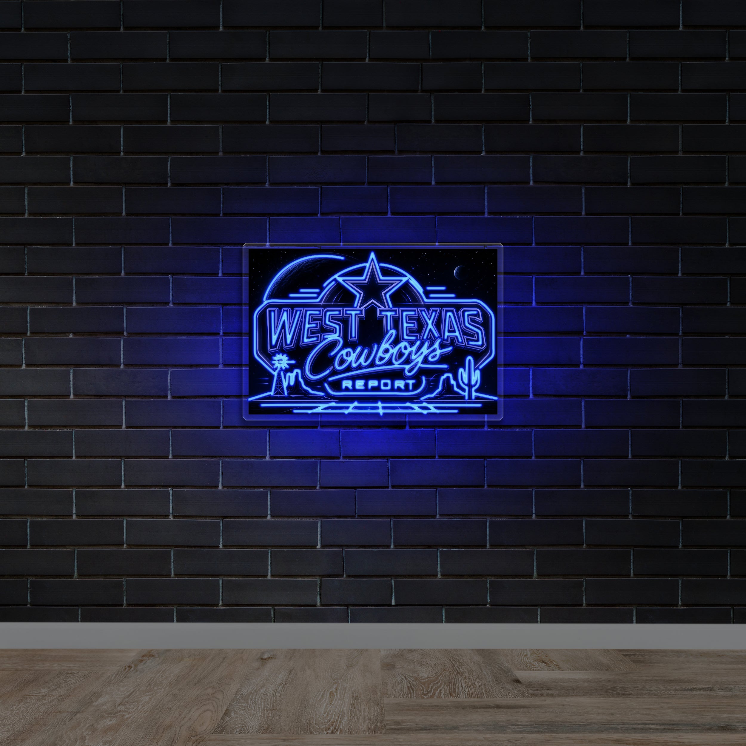 WEST TEXAS COWBOYS - Premium Neon Artwork