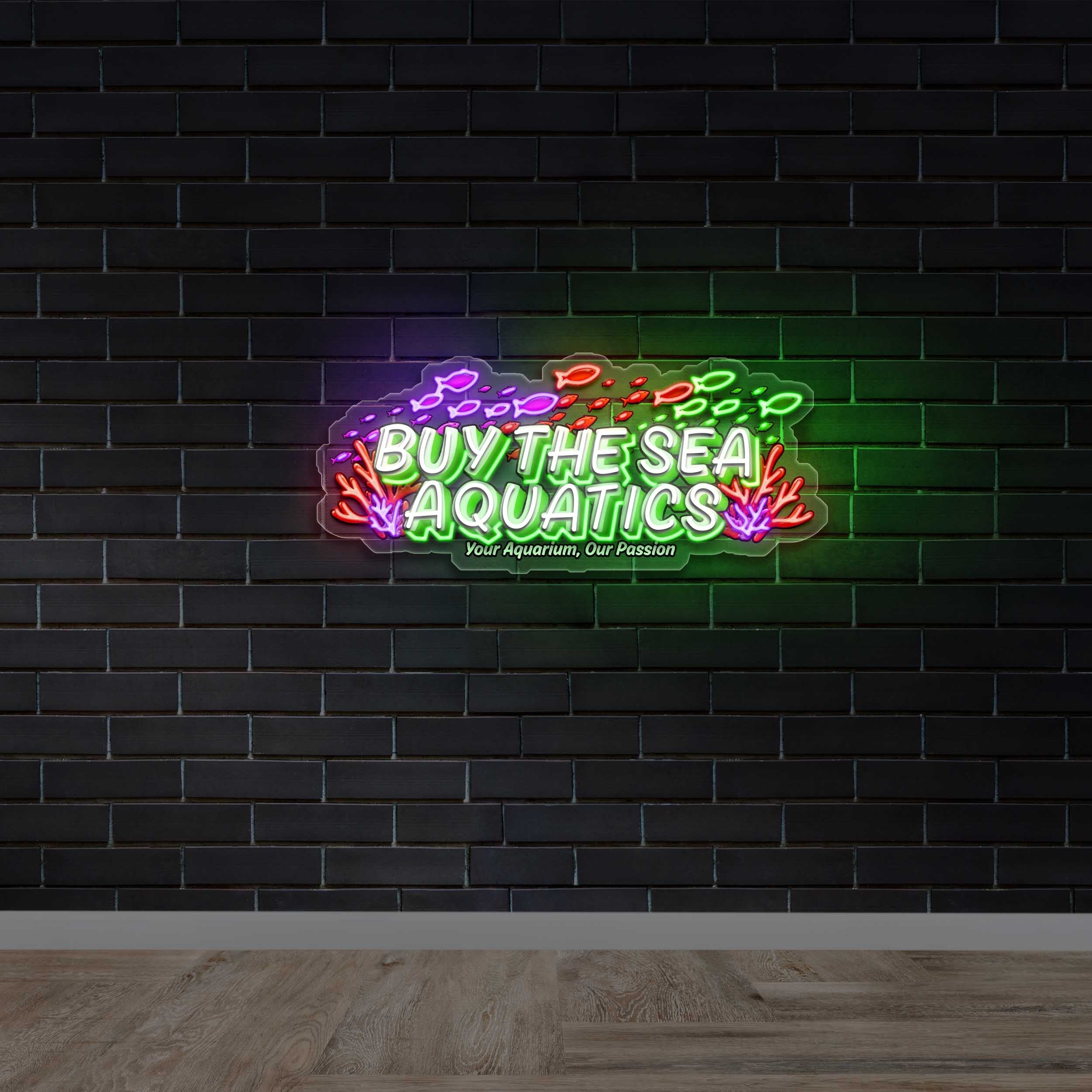 Buy The Sea Aquatics - Premium Neon Artwork