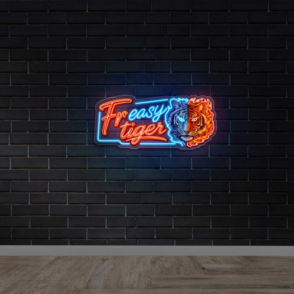 Freasy Tiger - Premium Neon Artwork