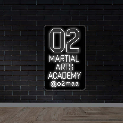 Martial Arts Academy - Premium Neon Artwork
