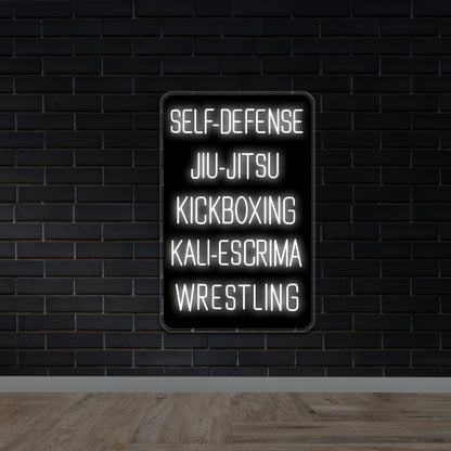 Martial Arts Academy | 2nd version - Premium Neon Artwork