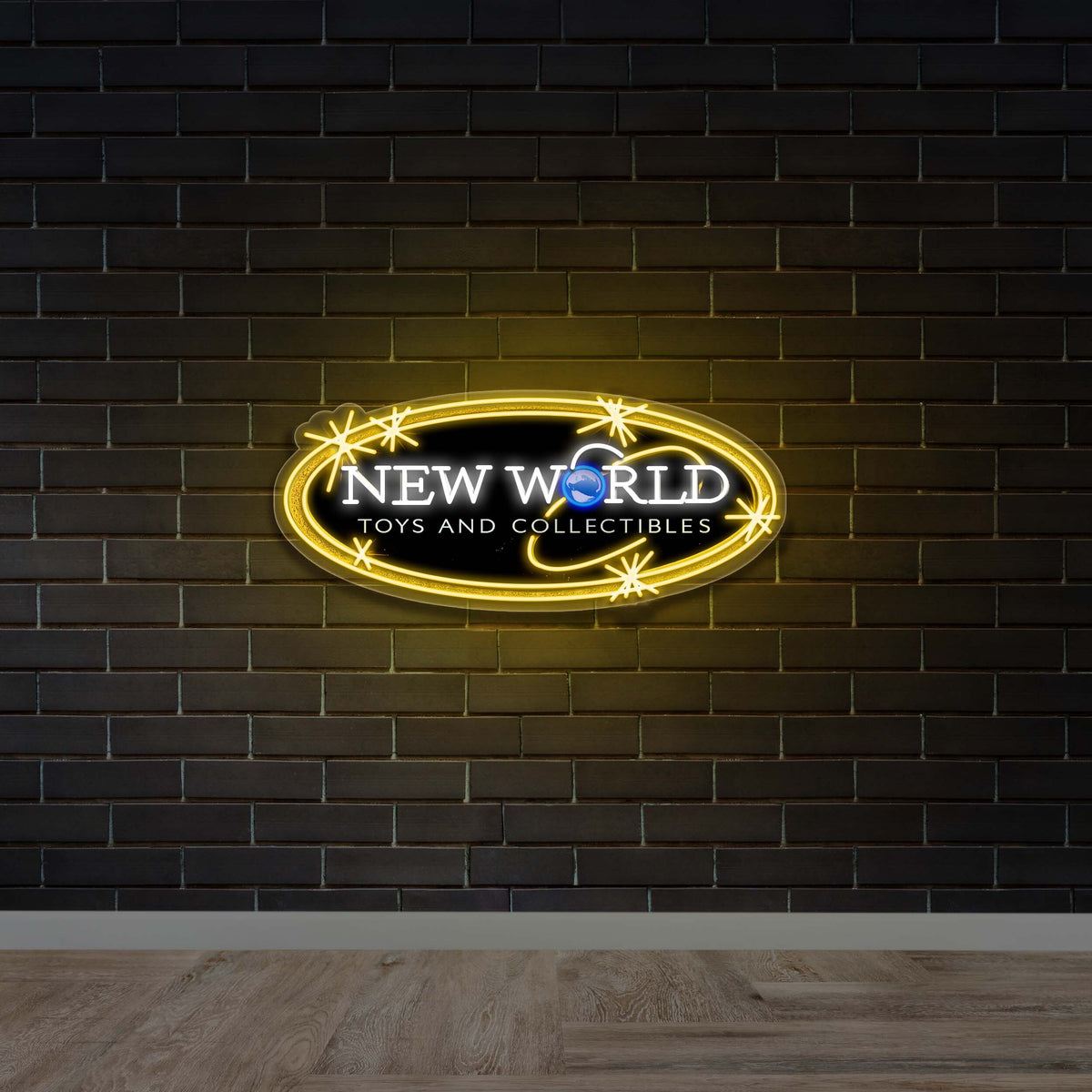 NEW WORLD - Premium Neon Artwork