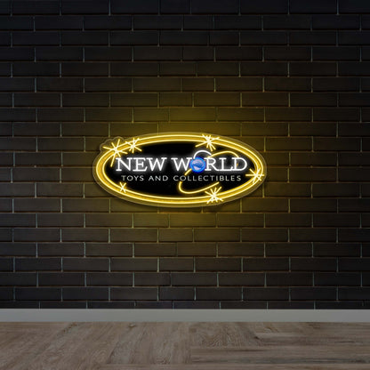 NEW WORLD - Premium Neon Artwork