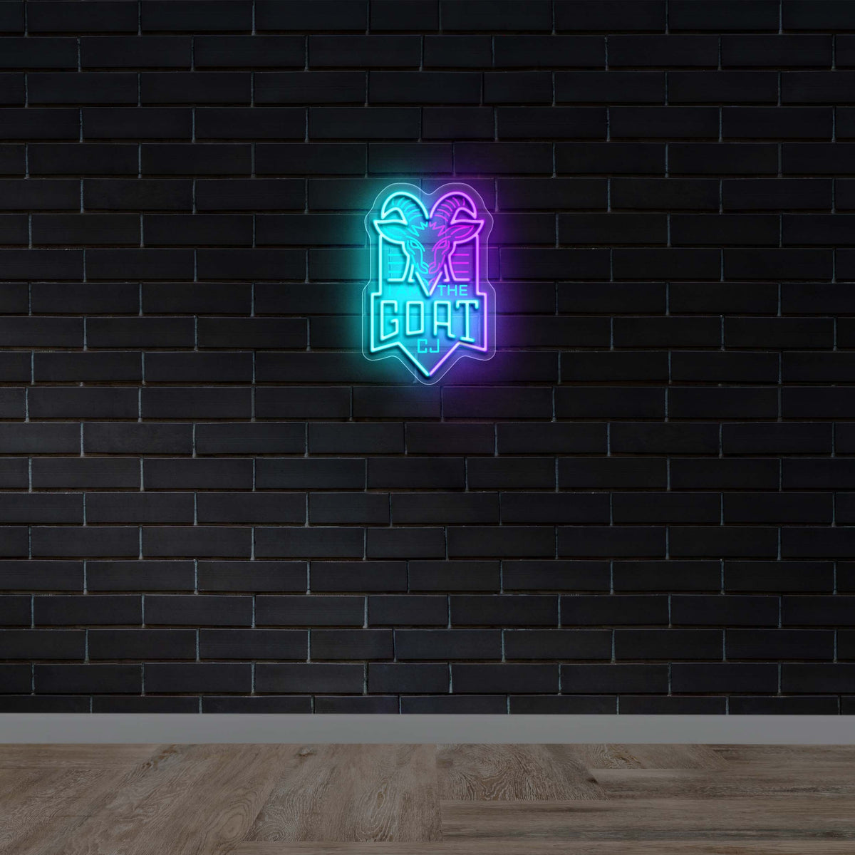 I AM THE GOAT CJ - Premium Neon Artwork