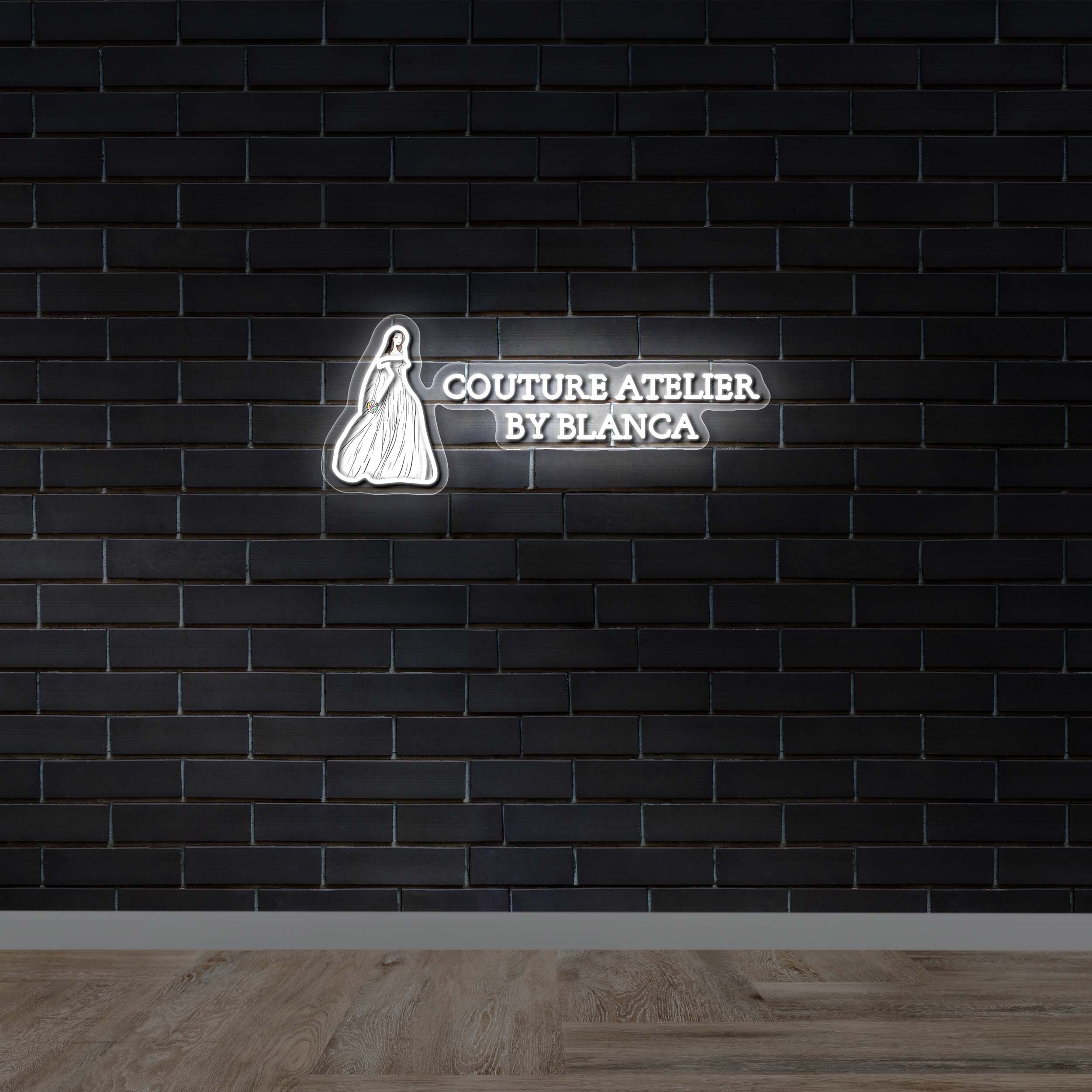 Couture Atelier By Blanca - Premium Neon Artwork