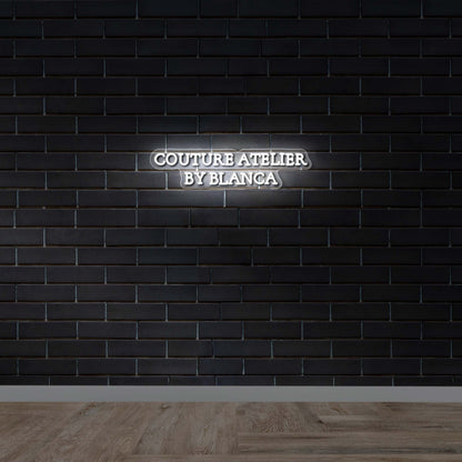 Couture Atelier By Blanca | Text Only - Premium Neon Artwork