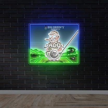 Jack Daddy Hazy IPA Neon Artwork - Premium Neon Artwork