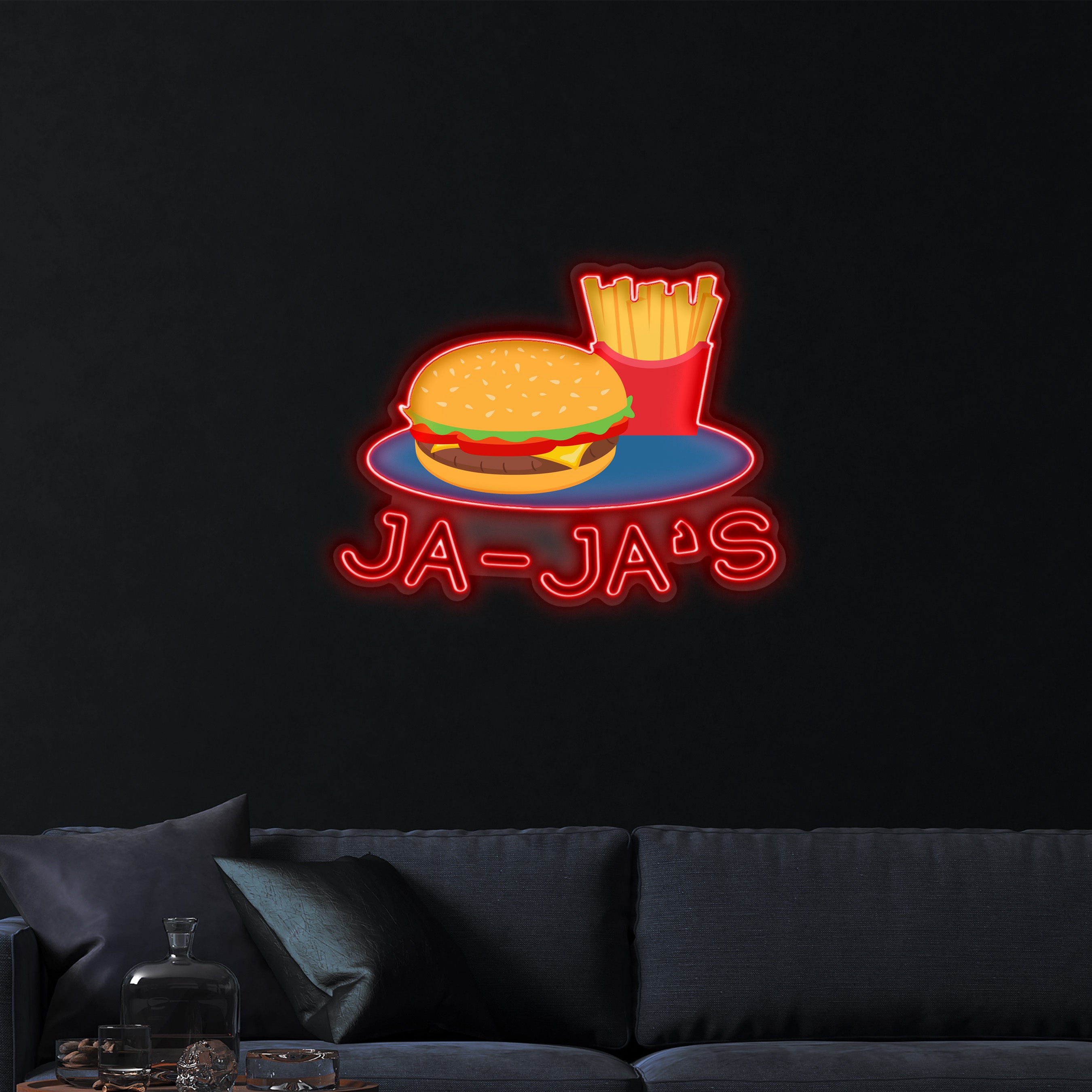 JA-JA'S - Premium Neon Artwork