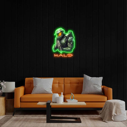 HALO - Premium Neon Artwork
