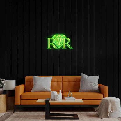 R R - Premium Neon Artwork