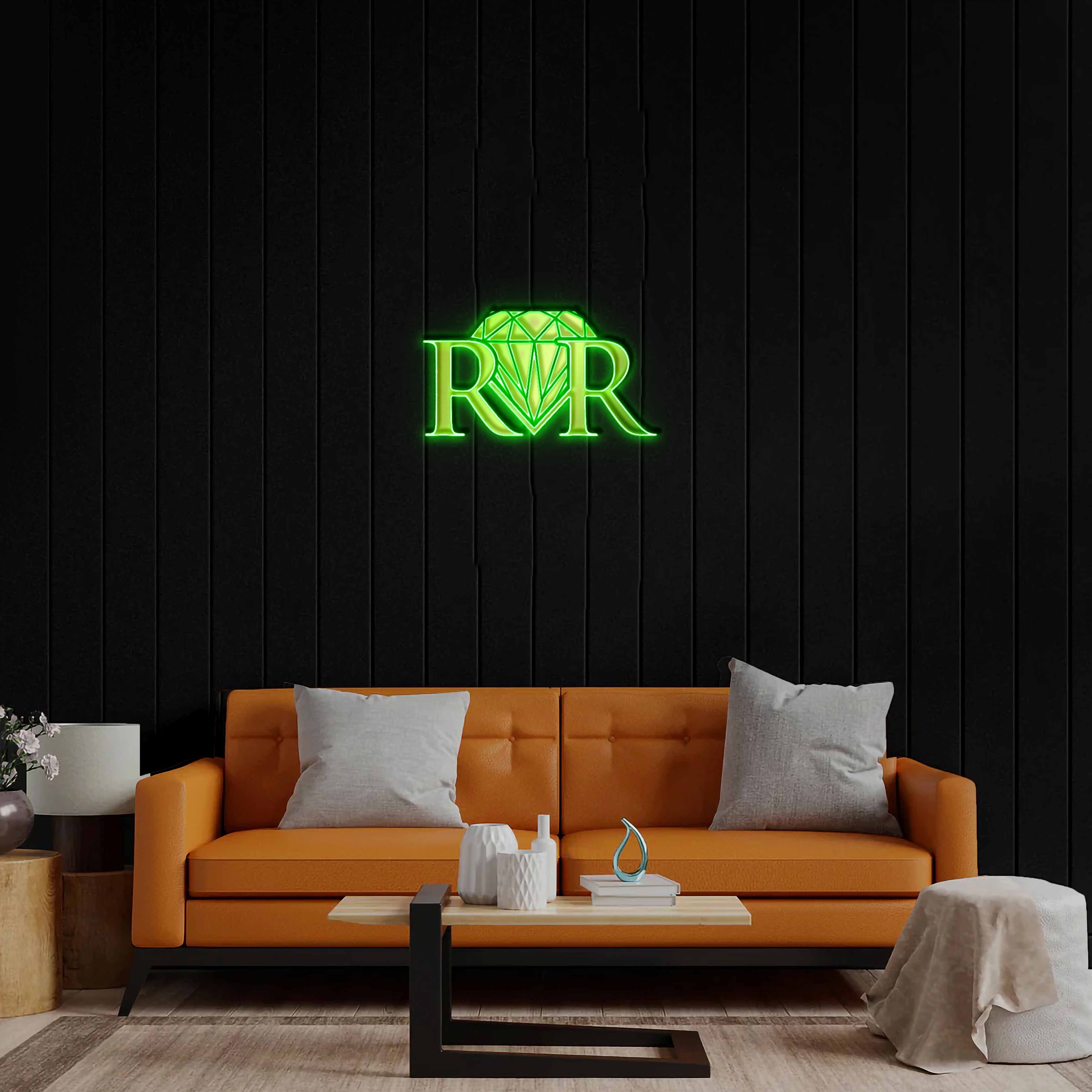 R R - Premium Neon Artwork