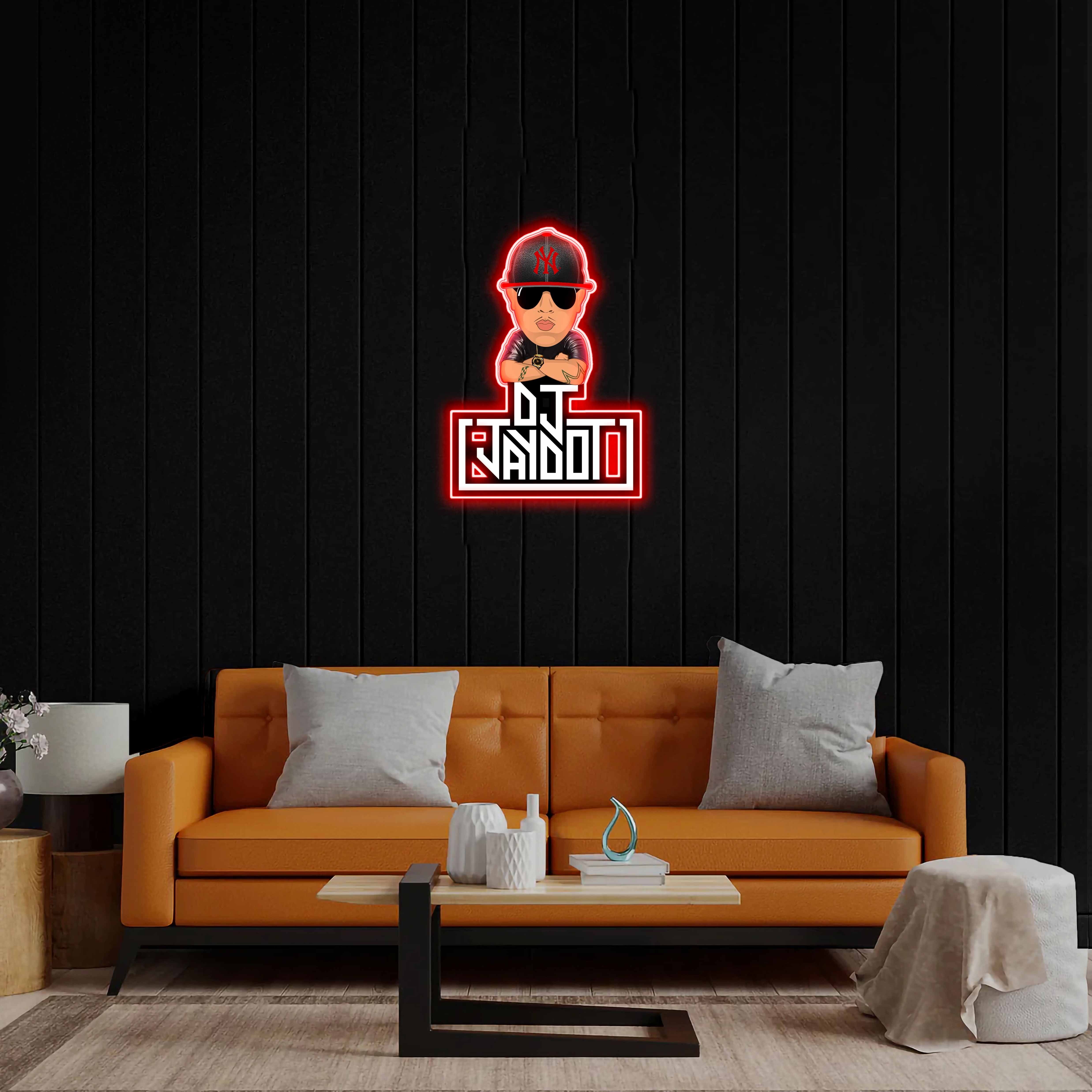 Dj Jay Dot - Premium Neon Artwork