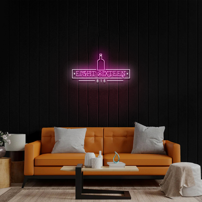 Eight Sixteen - Premium Neon Artwork