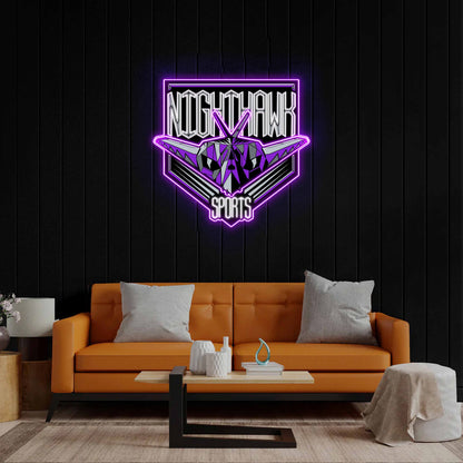 NIGHTHAWK SPORTS - Premium Neon Artwork